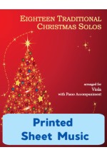 Eighteen Traditional Christmas Solos Viola and Piano 40039